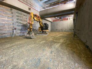 pelleteuse GPS de location pour chantier metro grand paris express