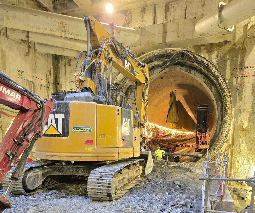 Les engins de Lheureux Location au cœur du métro de Toulouse
