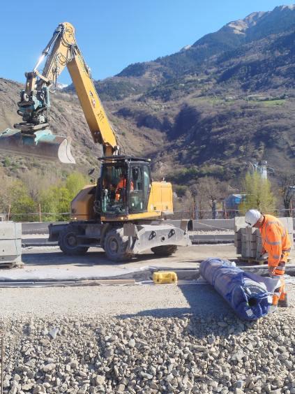 chantier gare de St Jean de Maurienne
