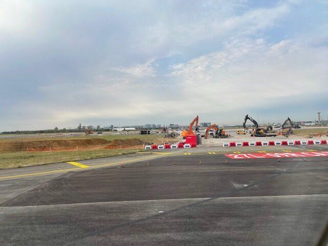 travaux de réfection de la piste 1 à CDG